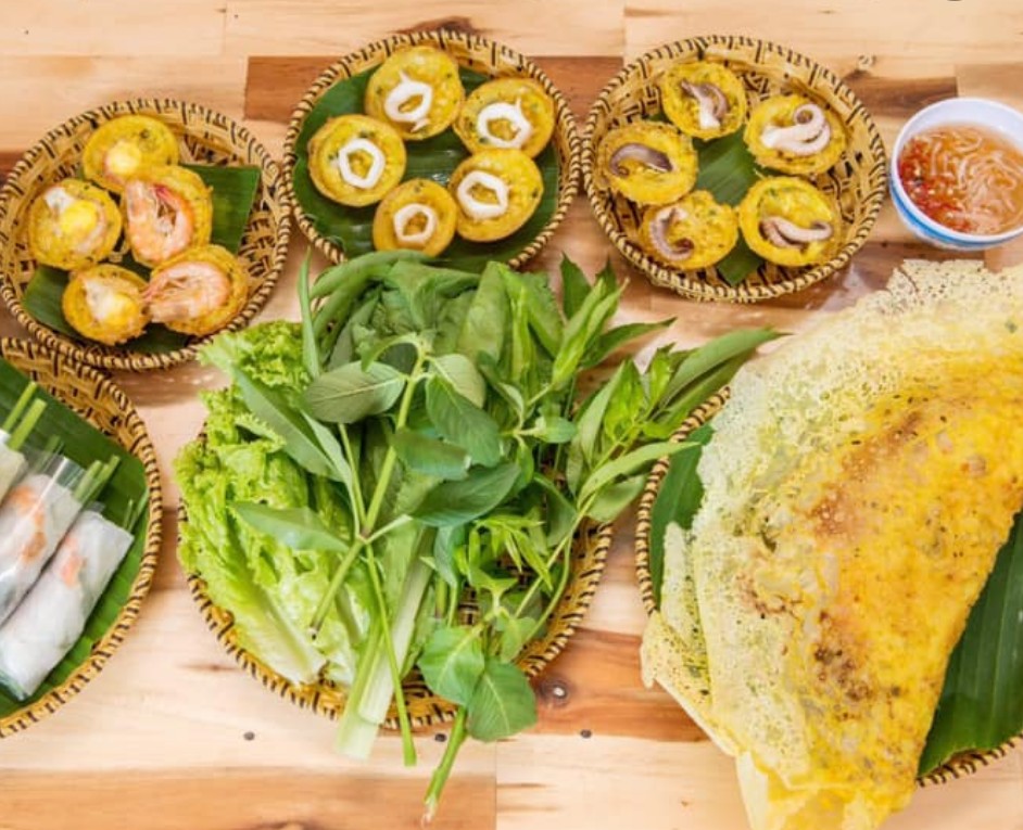 Bánh xèo và bánh khọt: cách gọi chung và thưởng thức khi đi phượt